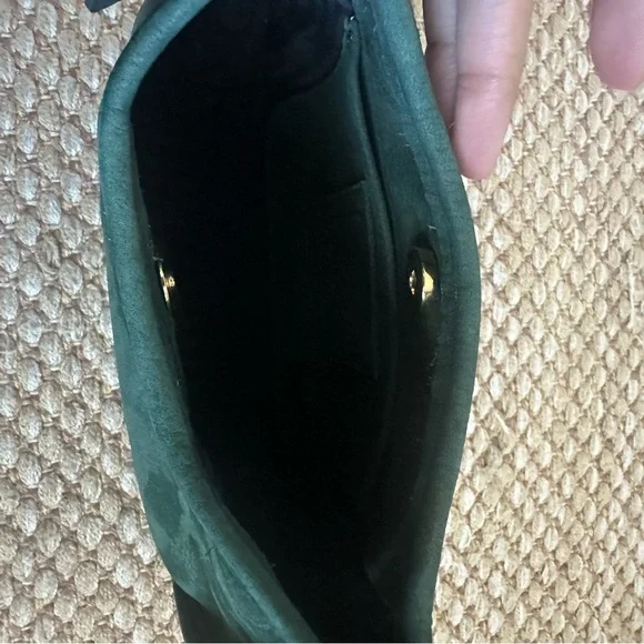 Vintage Coach Ergo Nubuck Suede Spruce Green Handbag Made in USA 4399 Hobo Purse - Picture 6 of 8